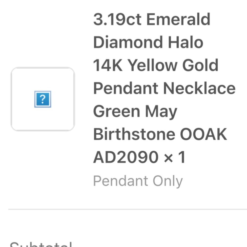 3.19 Carat Natural Emerald 14k diamond charm *CHARM ONLY* - Picture 16 of 17